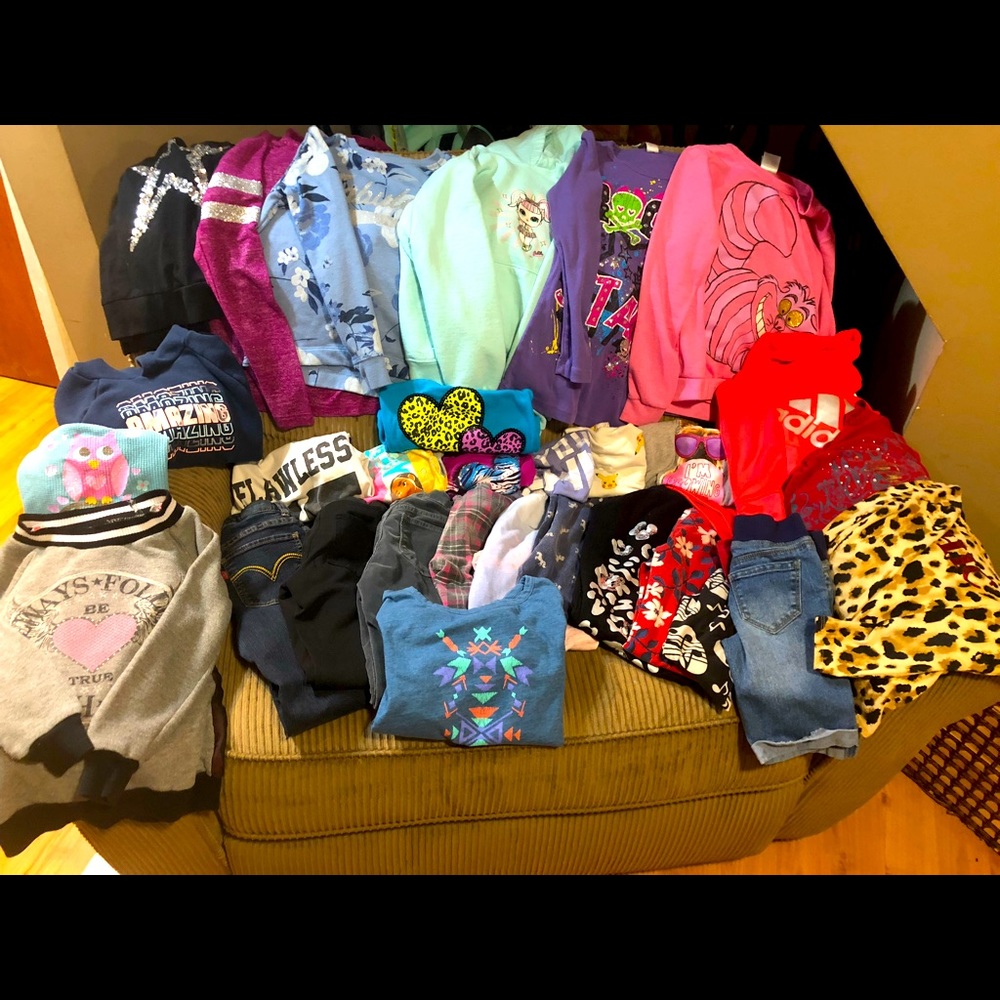 37 PIECE BUNDLE GIRLS SIZE 7/8